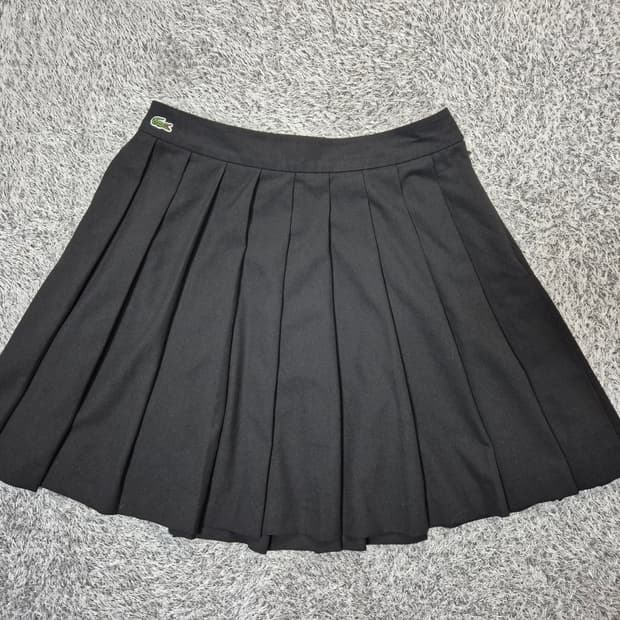 라코스테 중기장 플리츠 스커트 38(73cm)