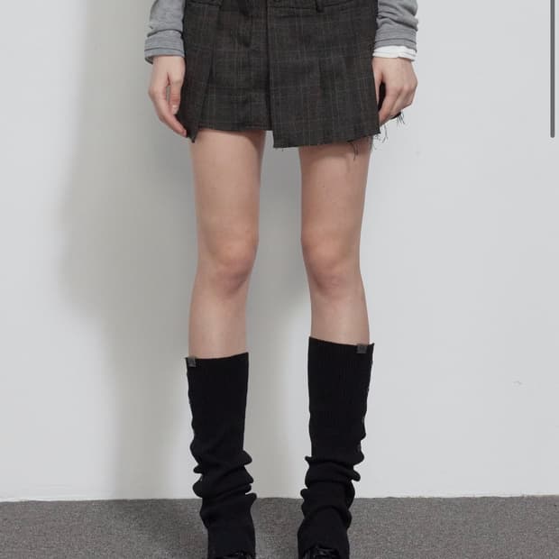 보헤미안 서울 스커트 LAYERED WRAP MINI SKIRT