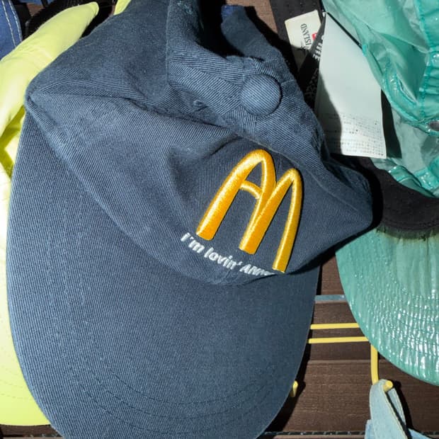 아노트 맥도날드 캡모자 네이비