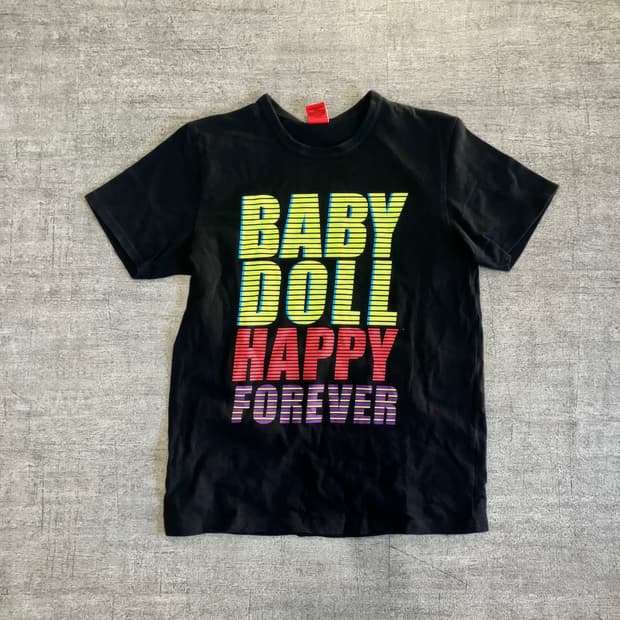 Babydoll 베이비돌 핀터깔y2k 히메갸루 긱시크 반팔티셔츠