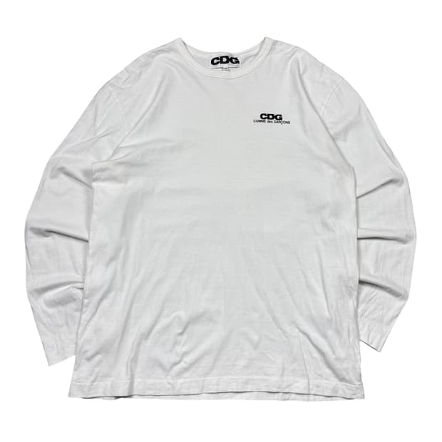 꼼데가르송 CDG 화이트 슬리브