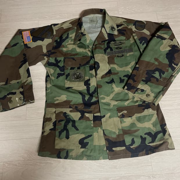 미 육군 우드랜드 M81 BDU 재킷