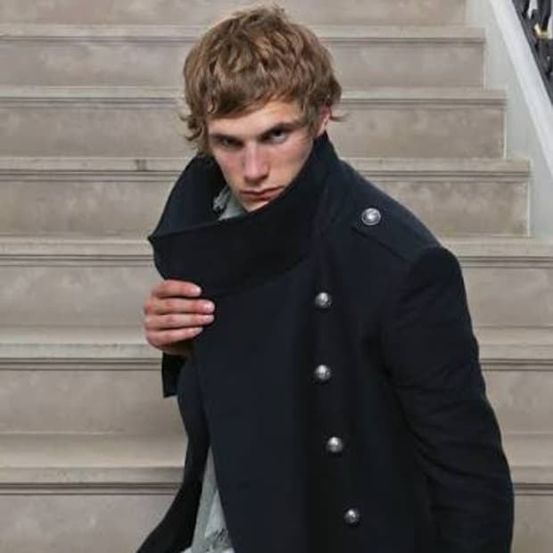 발망 나폴레옹 코튼 피코트 네이비