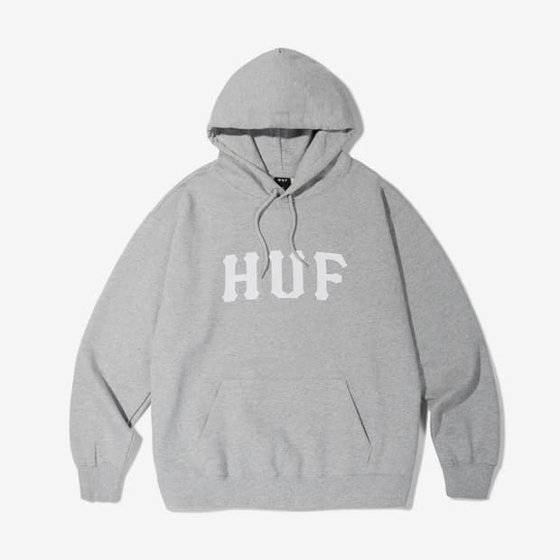 허프 후드티 그레이