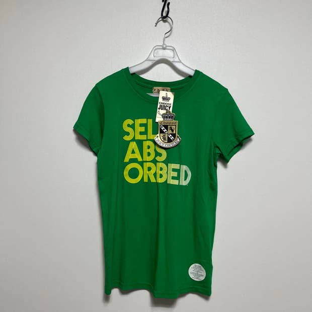 쥬시꾸뛰르 그린 반팔 티셔츠 m