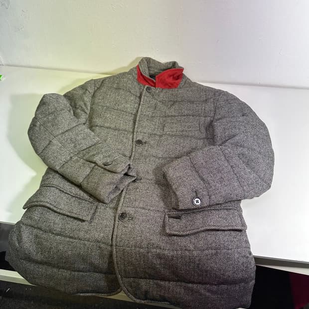 S 타미힐피거 헤링본 블레이져 패딩점퍼