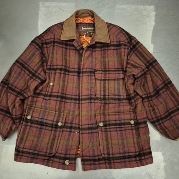 90s 팀버랜드 울 헌팅 자켓