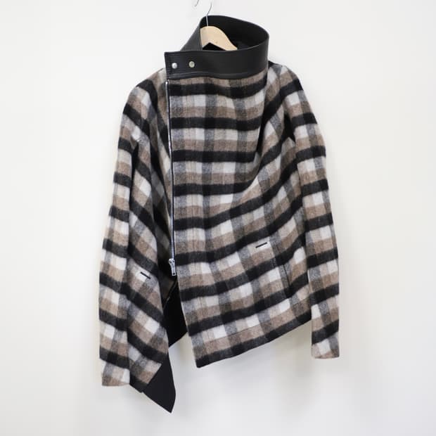 40 / Rick Owens 릭오웬스 익스플로드 체크 자켓