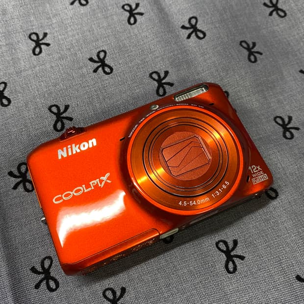 풀박-니콘 쿨픽스(coolpix) s6500 미품 오렌지🍊