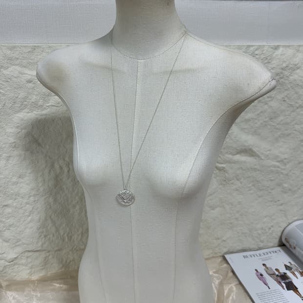 빈티지 마테 해머링 목걸이