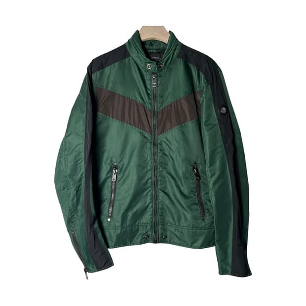 [Diesel] 디젤 나일론 바이커 자켓