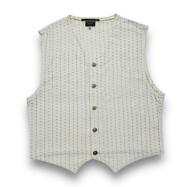 베르수스 베르사체 90s 금장 라이언 버튼 조끼/베스트