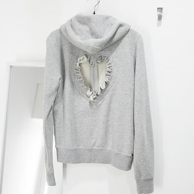 CDG girl back detail hoodie jaket