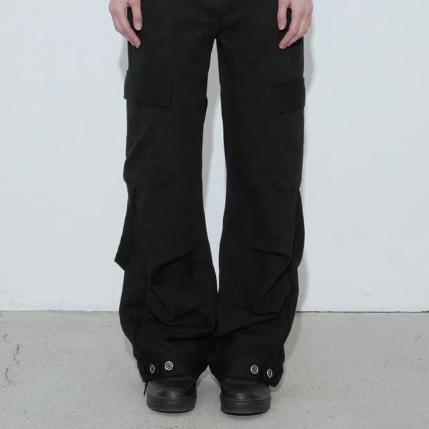 보헤미안서울 스트랩 카고 팬츠