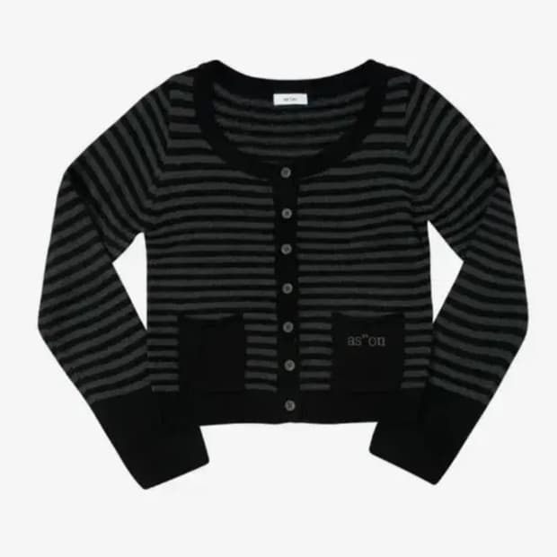 애즈온 NUT POCKET CARDIGAN