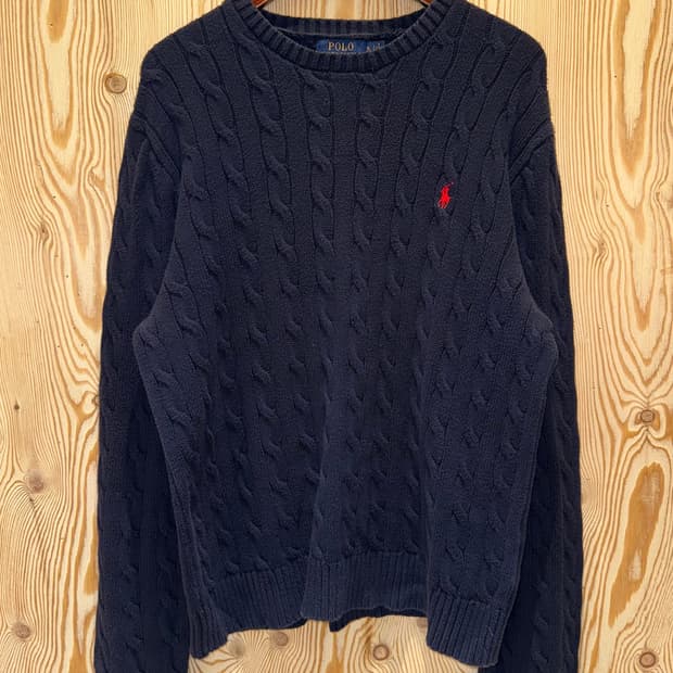 폴로 랄프로렌 케이블 니트