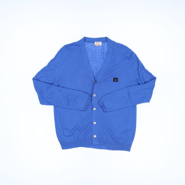 [M정도] 스몰네모패치 브이넥 니트 가디건 1230H1