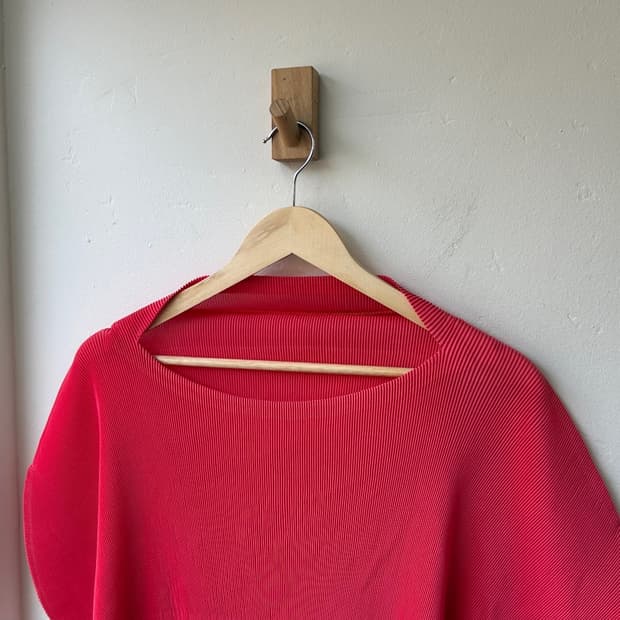 16674 - 플리츠 플리즈 플리츠 케이프