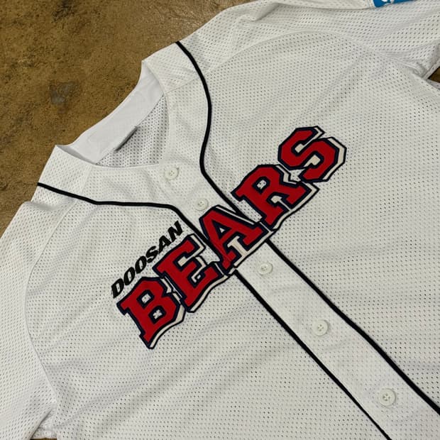 [105] 두산 베어스 네포스 홈 유니폼 1 남편 마킹 b10