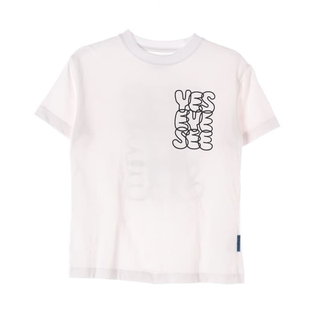 YESEYESEE 그래픽 로고 반팔 티셔츠
