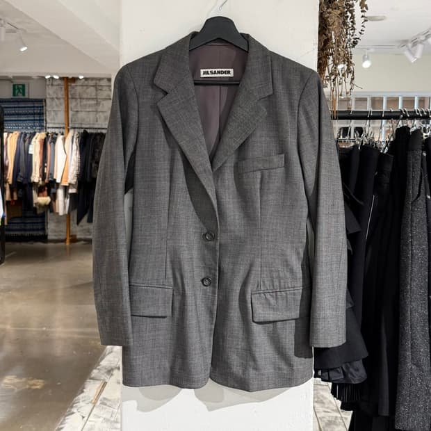 질샌더 그레이 3b 블레이저 자켓