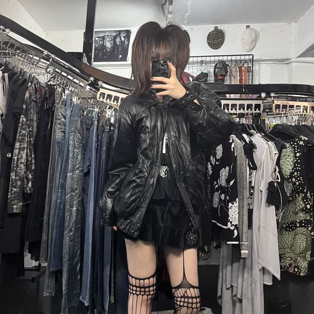 리얼 양가죽 자켓