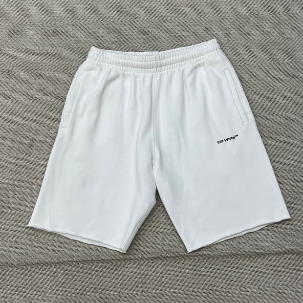 오프화이트 하프 스웻팬츠 r3198