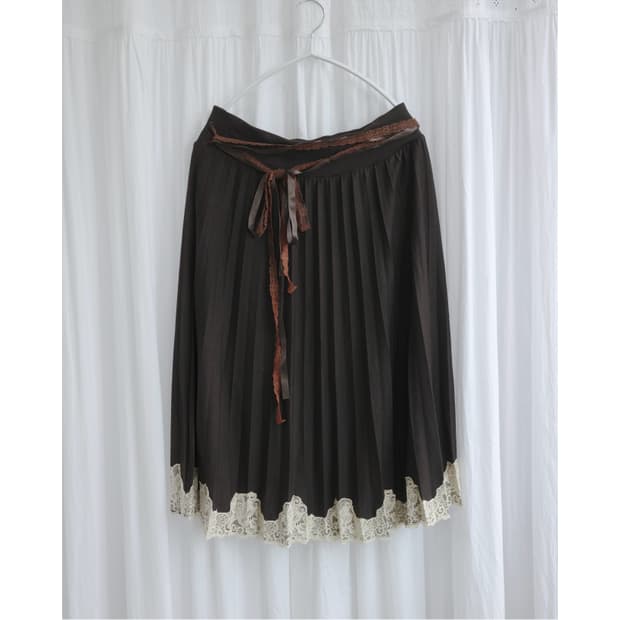 Clef de sol lace skirt