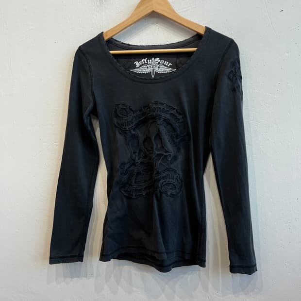 Jeffy Sour 그런지 락펑크 롱슬리브 우먼즈