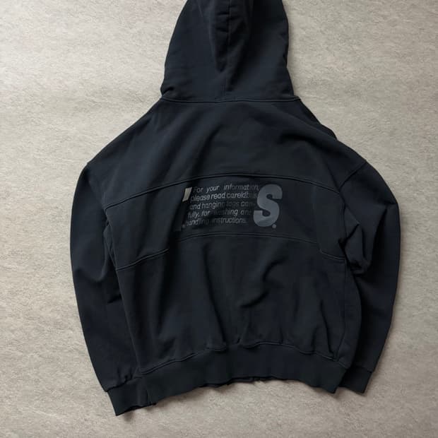 90‘s 이세이미야케 백로고 후드집업