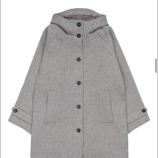 오피쉬 하프코트 그레이