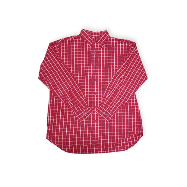 유니클로 코튼 체크 셔츠