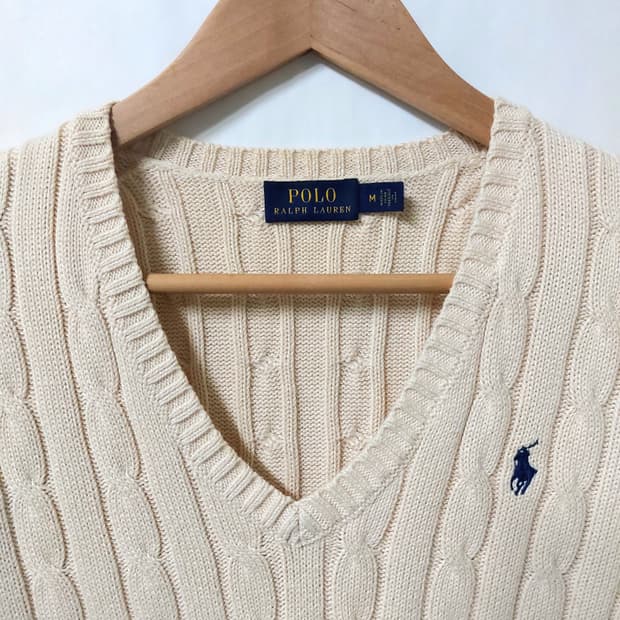 폴로 랄프로렌 면 니트 M