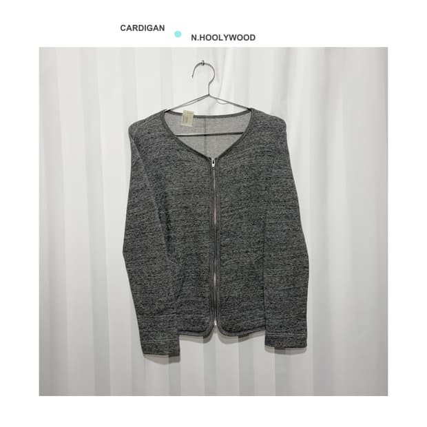 엔할리우드 집업 가디건