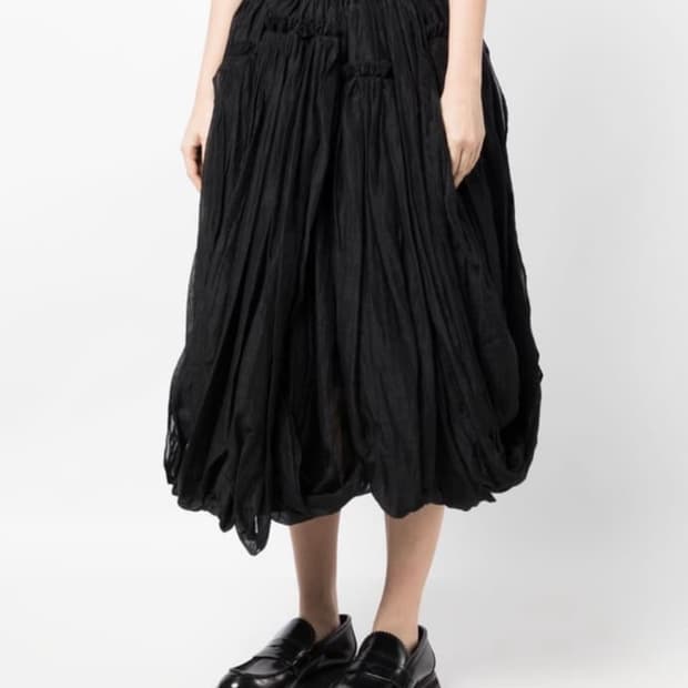 꼼데가르송 TAO AD2022 드레이프 볼륨 스커트