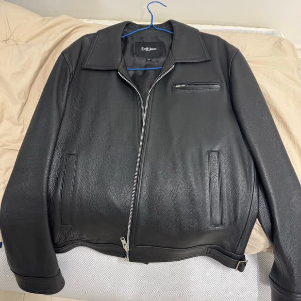 도프제이슨 소가죽 자켓 xl