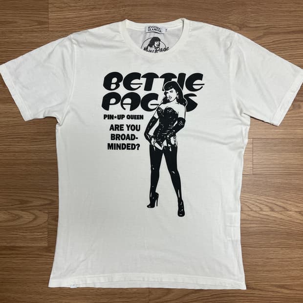 히스테릭 글레머 Hysteric Gramour X 베티 페이지 티셔츠 M