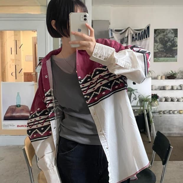 랭글러 웨스턴 셔츠 (Man 2XL) AB0611