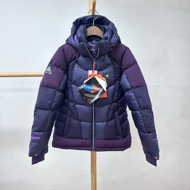 (새상품) 라푸마 여성 윈드스토퍼 구스다운 패딩점퍼 90 J28