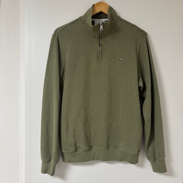 라코스테 반집업 맨투맨