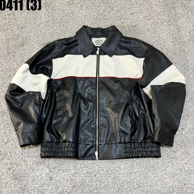 구빈 가죽자켓