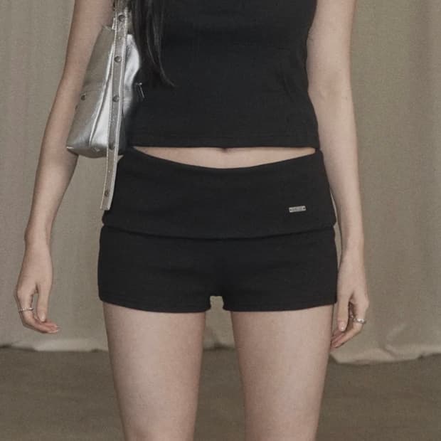 카키포인트 빈티지 미니 쇼츠