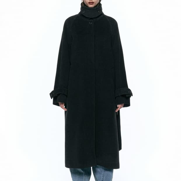 인사일런스 우먼 발마칸 코트 블랙 m 판매합니다!