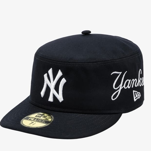 MLB 뉴욕 양키스 필박스 피티드캡 네이비
