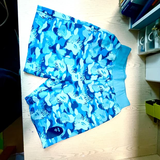 베이프 파이어카모 쇼츠 반바지 Xl