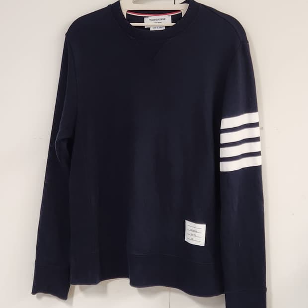 톰브라운 정품 네이비 삼선 맨투맨 3