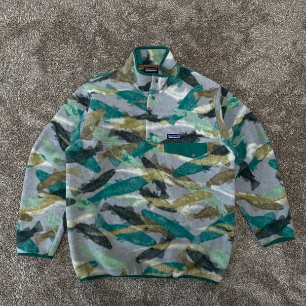 Patagonia synchilla 파타고니아 신칠라 연어