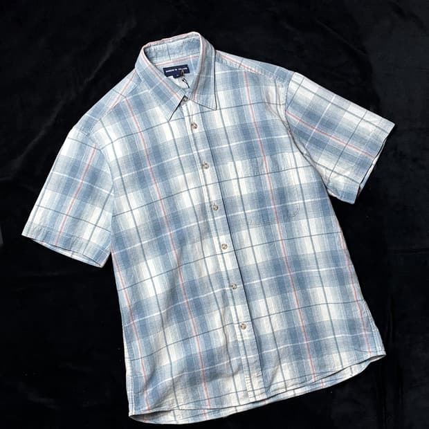 일본빈티지 MEN'S CLUB 체크 셔츠