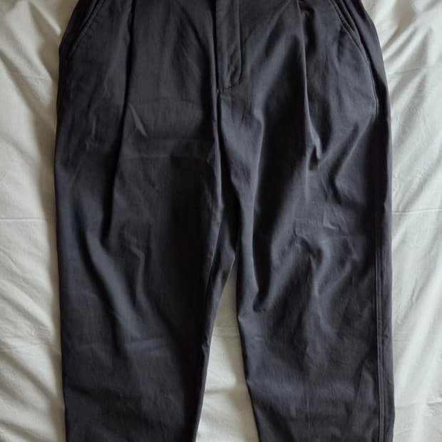 24/7 몰스킨 코튼 사이드밴딩 팬츠 다크그레이 M