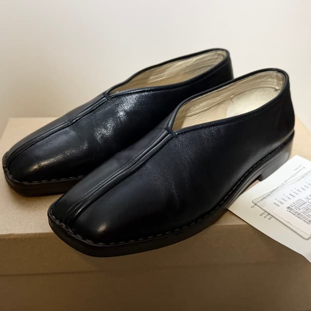 르메르 Flat Piped Slippers 파이프드 슬리퍼(37)